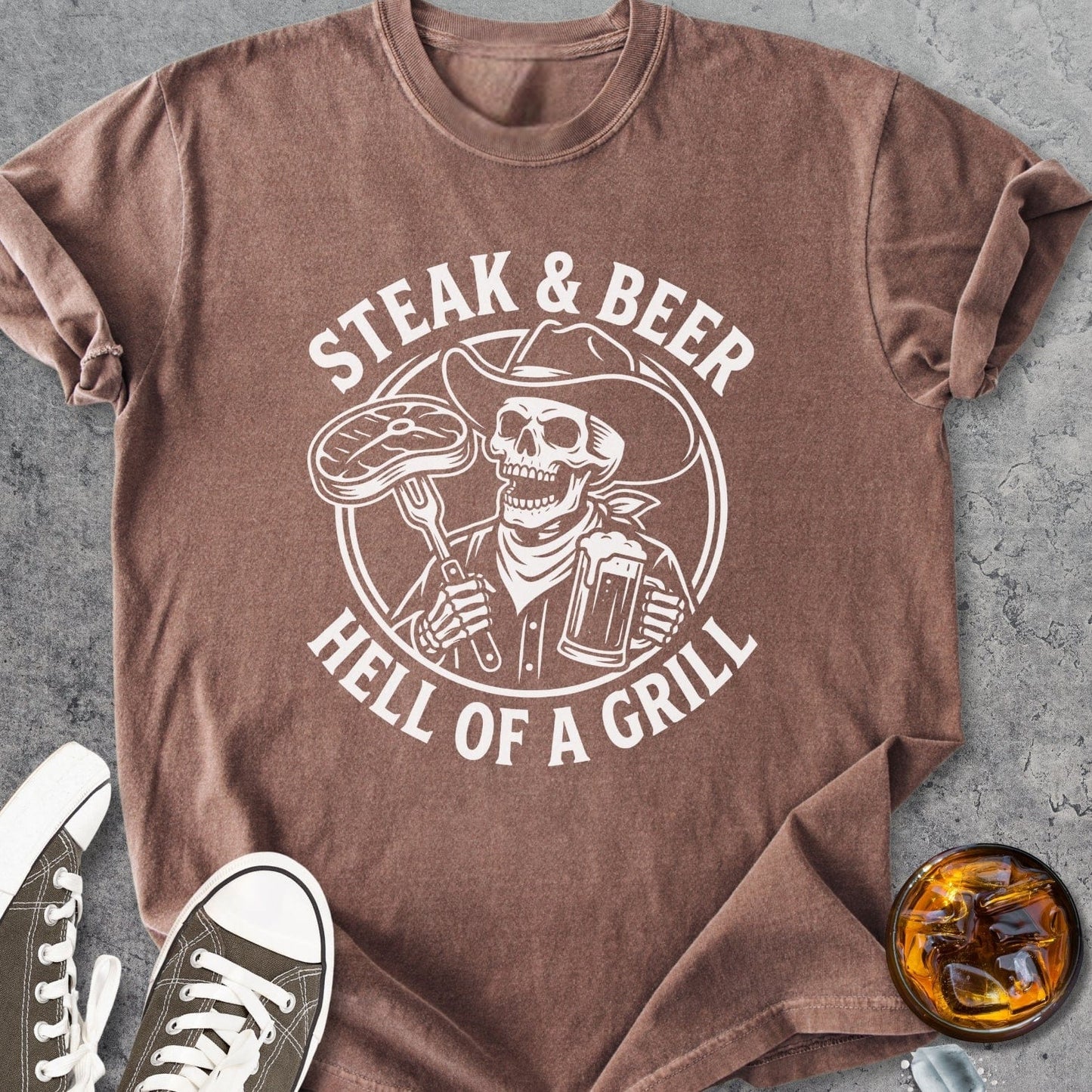 Hell Of A Grill - Vintage Heavyweight Tee