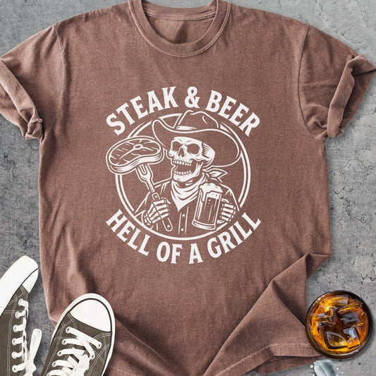 Hell Of A Grill - Vintage Heavyweight Tee