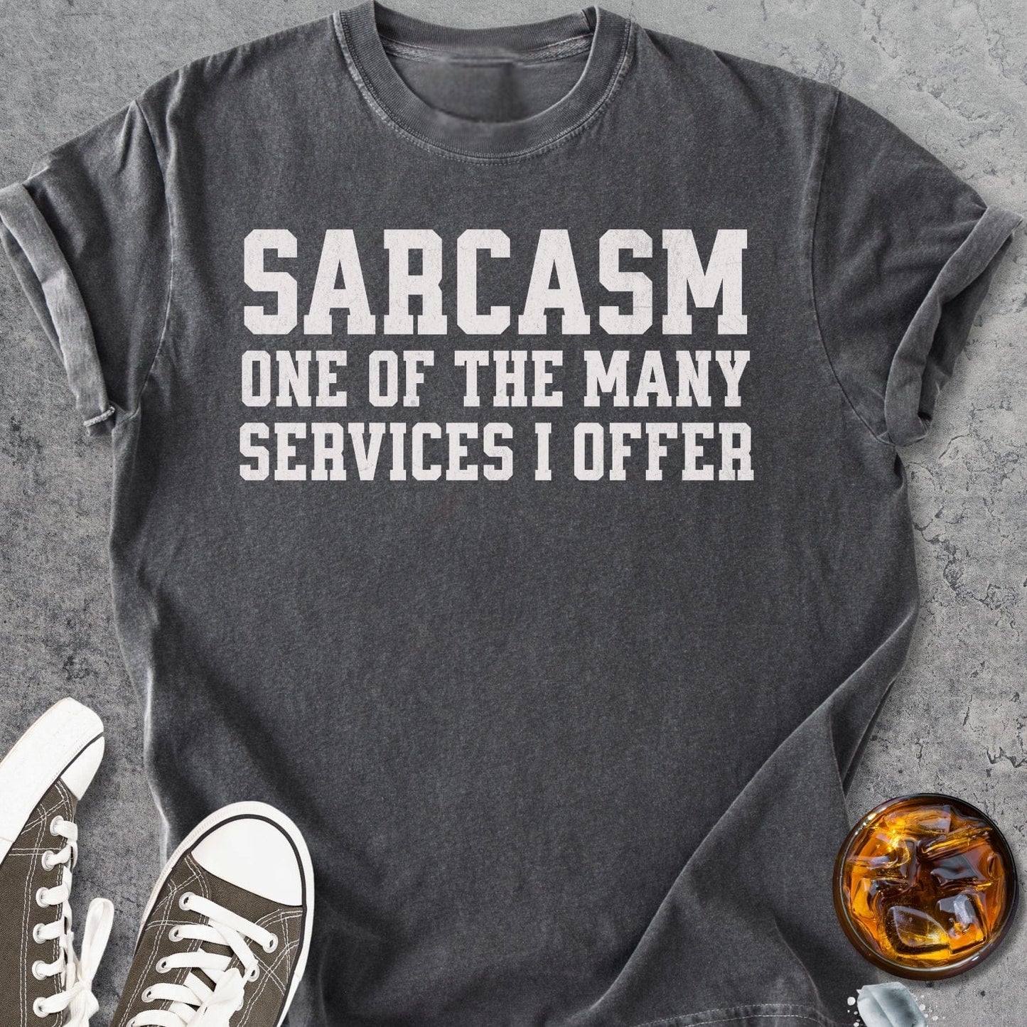 Sarcasm Funny - Vintage Heavyweight Tee