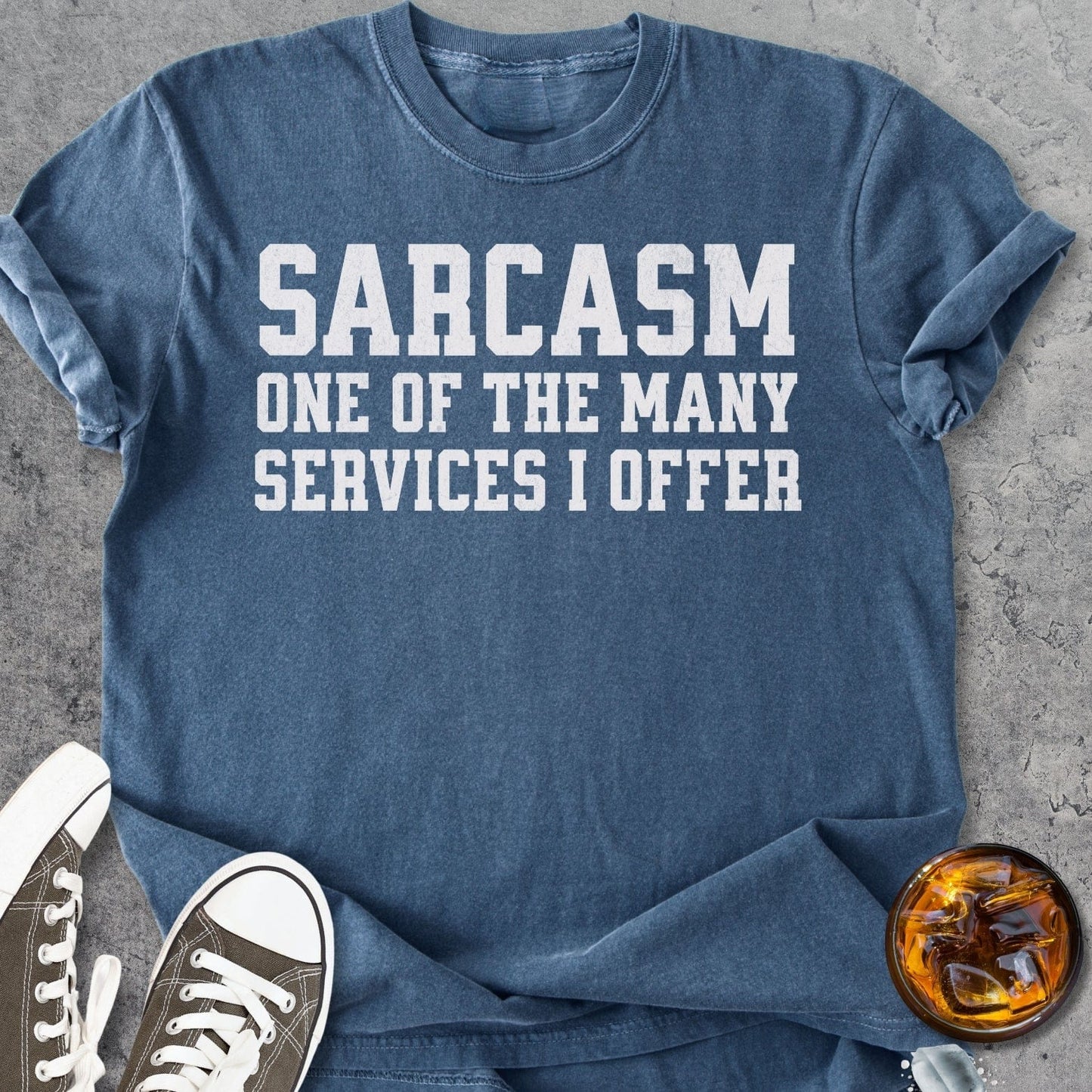 Sarcasm Funny - Vintage Heavyweight Tee