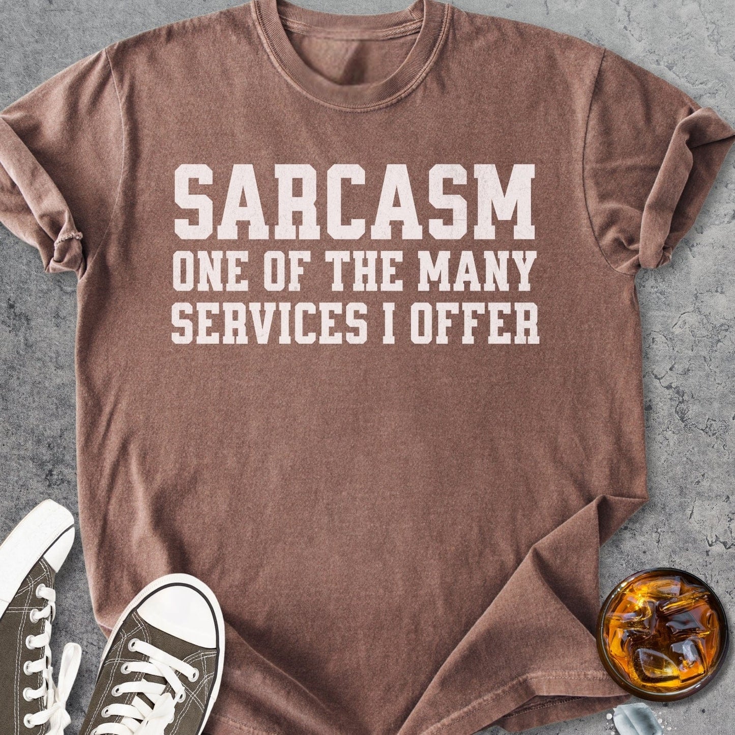 Sarcasm Funny - Vintage Heavyweight Tee
