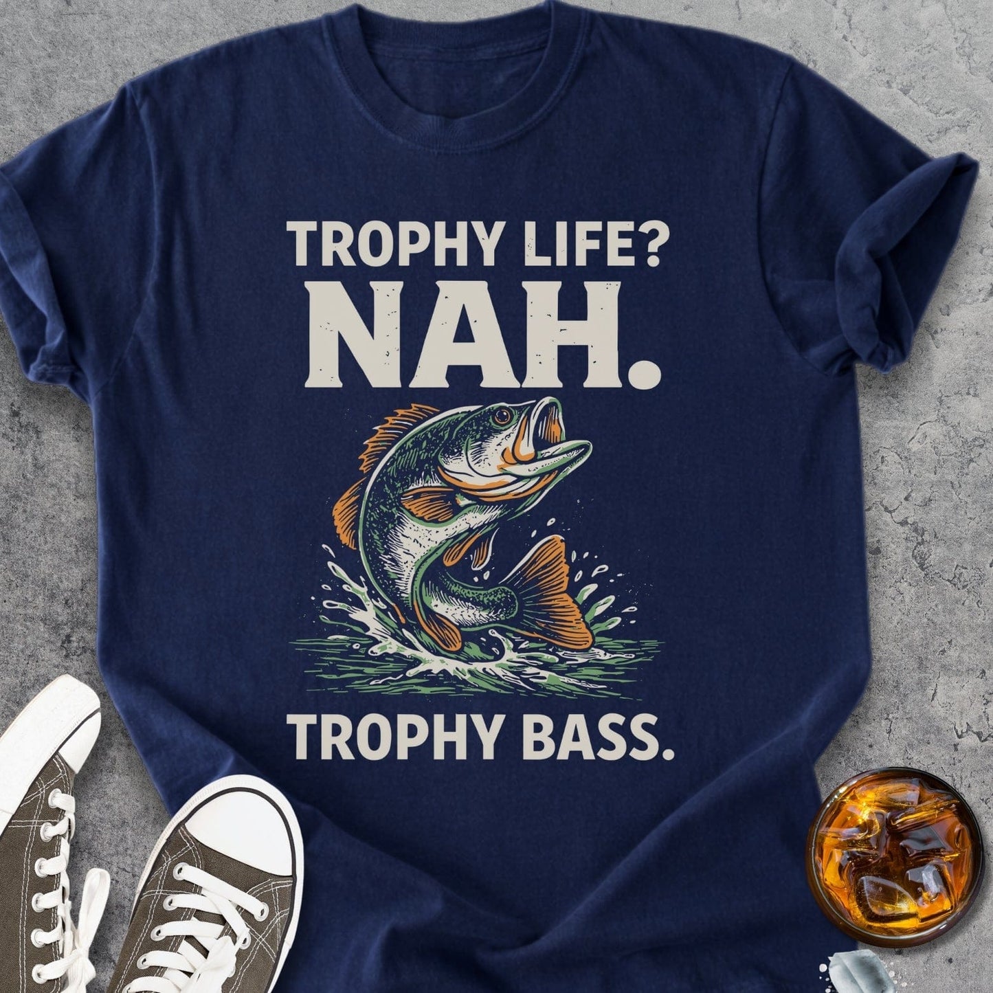 Trophy Bass - Vintage Heavyweight Tee