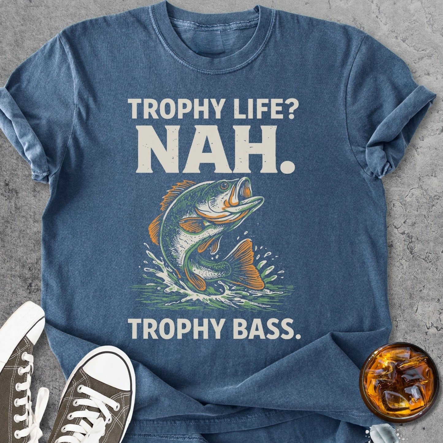 Trophy Bass - Vintage Heavyweight Tee