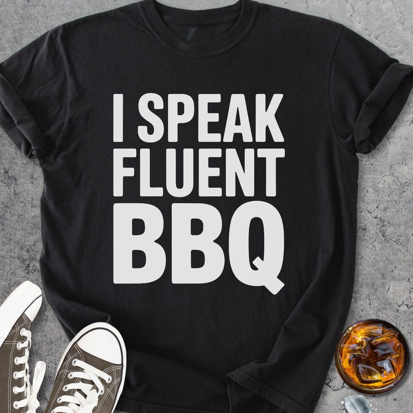 I Speak Fluent BBQ - Vintage Heavyweight Tee