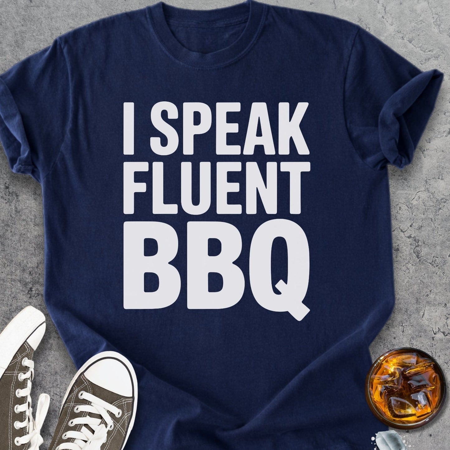 I Speak Fluent BBQ - Vintage Heavyweight Tee