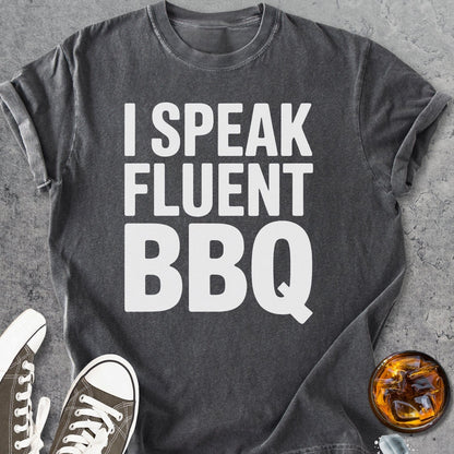 I Speak Fluent BBQ - Vintage Heavyweight Tee