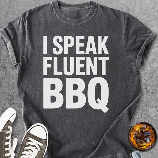 I Speak Fluent BBQ - Vintage Heavyweight Tee