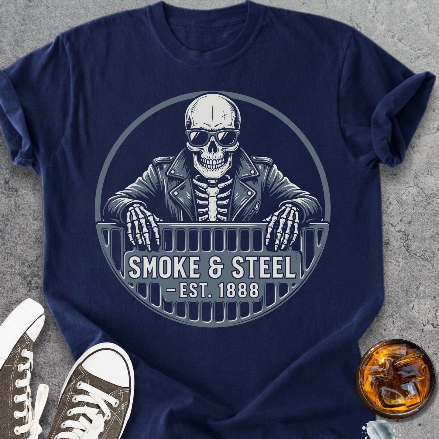 Smoke And Steel - Vintage Heavyweight Tee