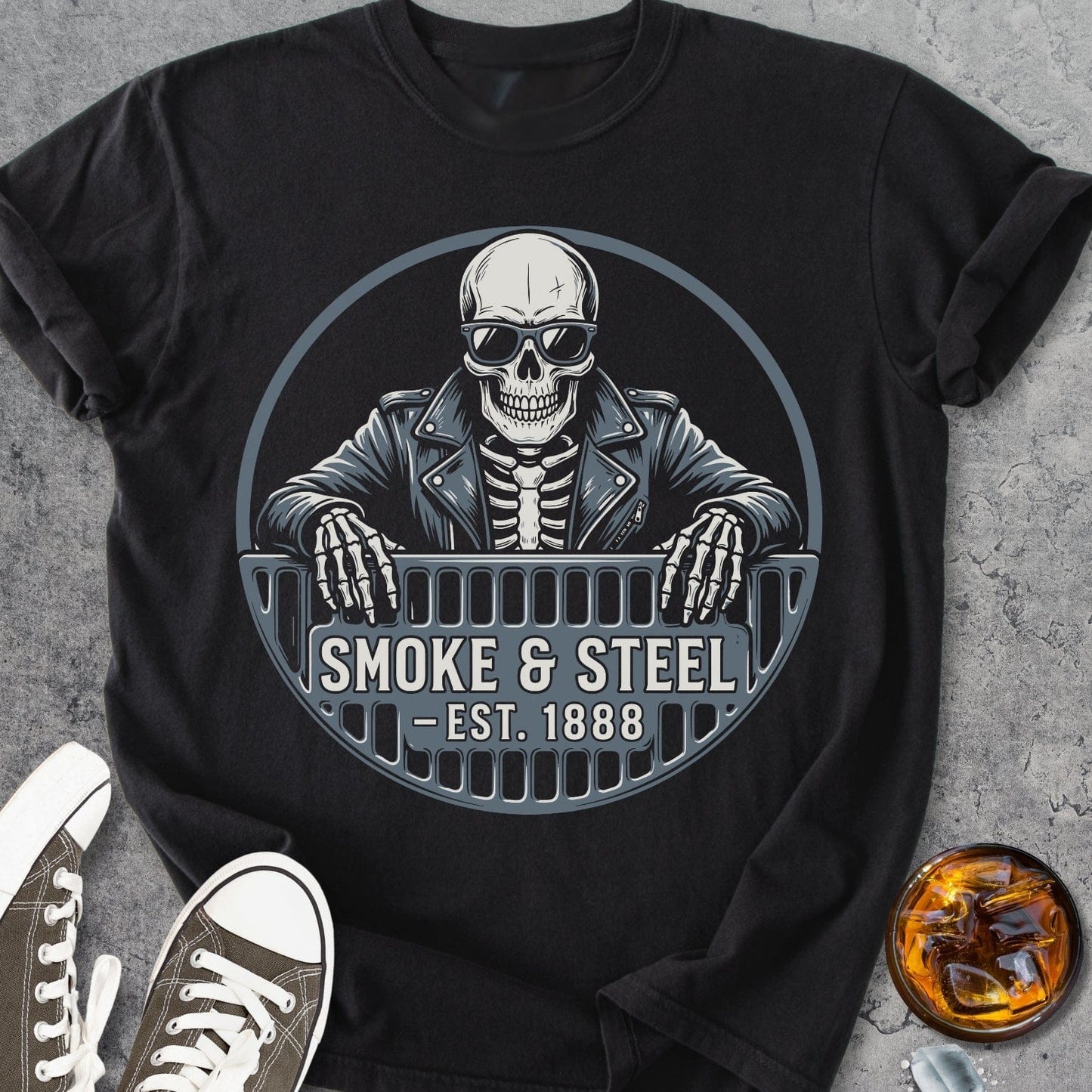 Smoke And Steel - Vintage Heavyweight Tee