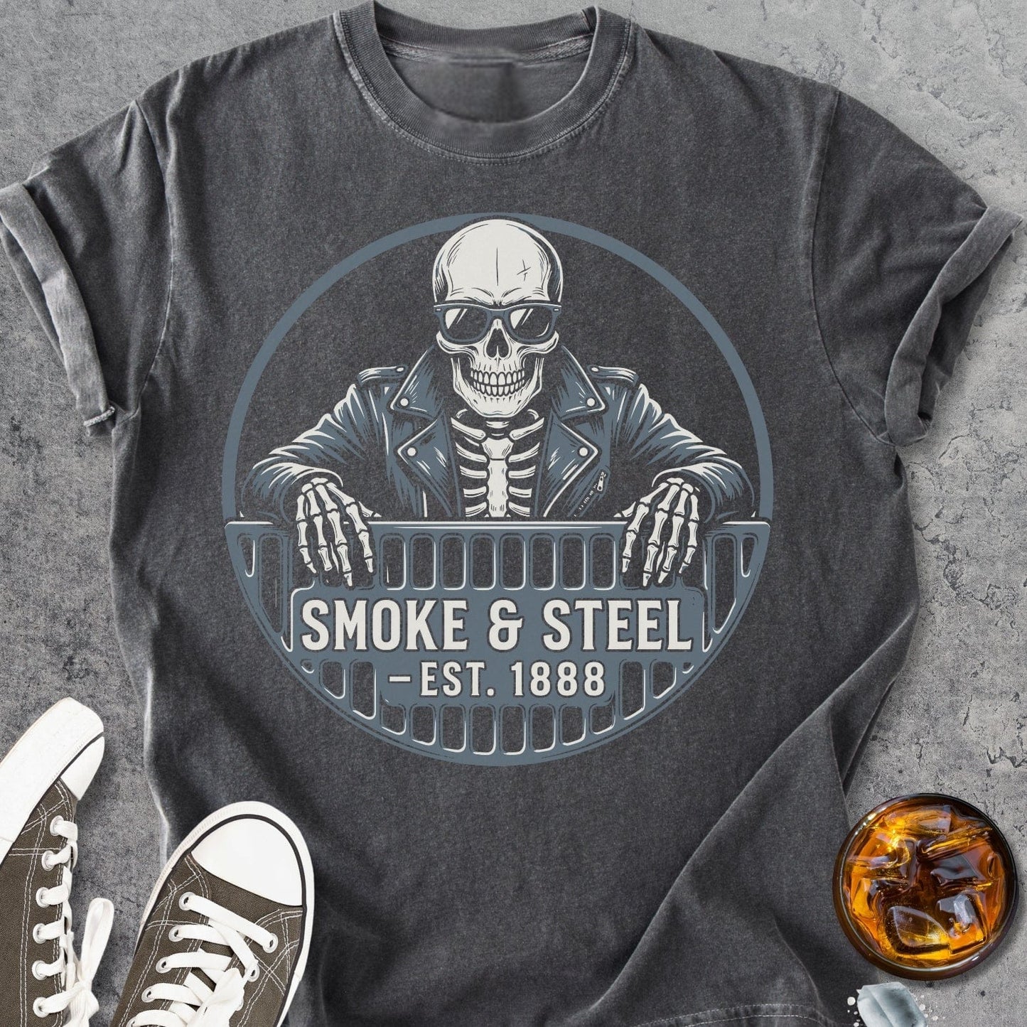 Smoke And Steel - Vintage Heavyweight Tee