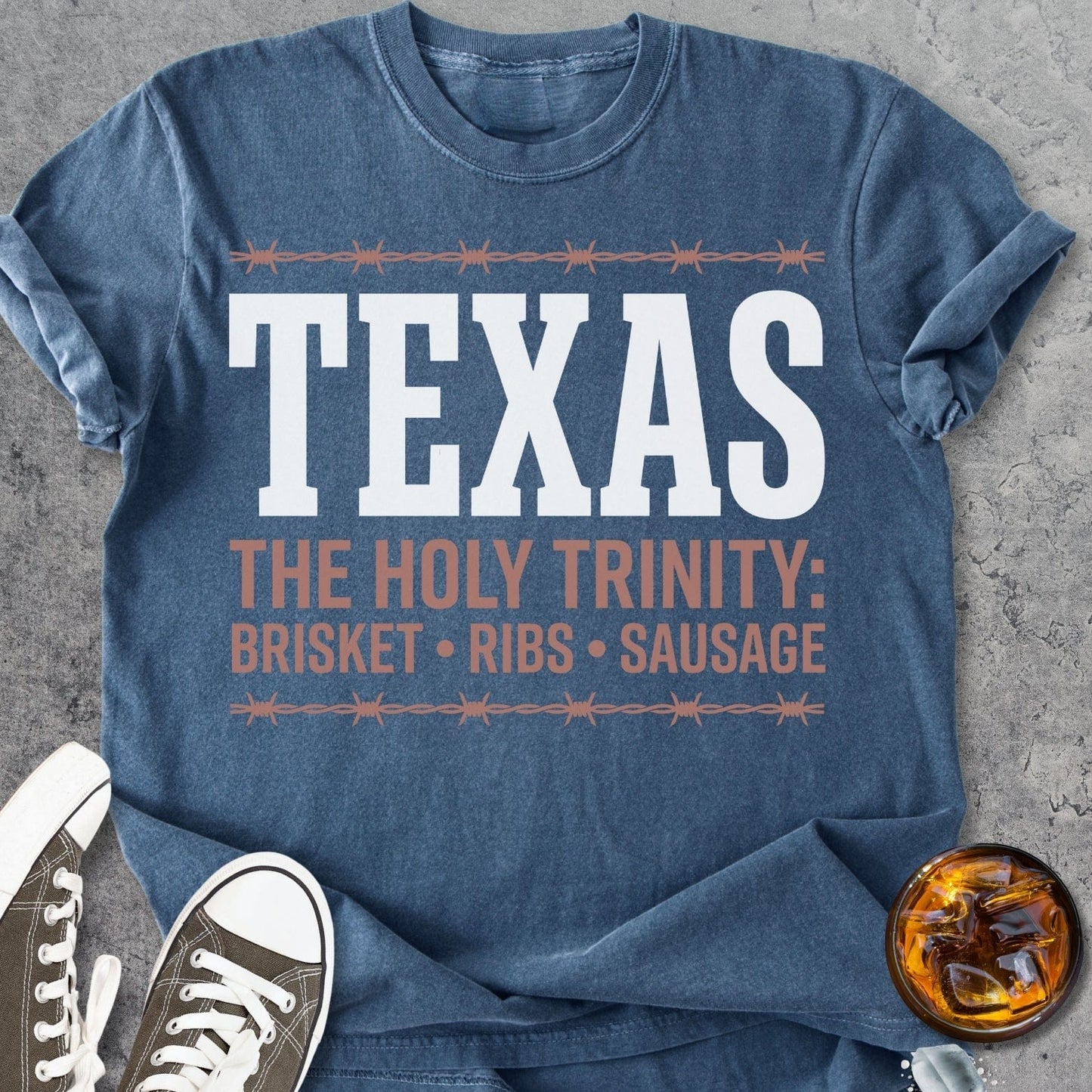 Texas Holy Trinity - Vintage Heavyweight Tee