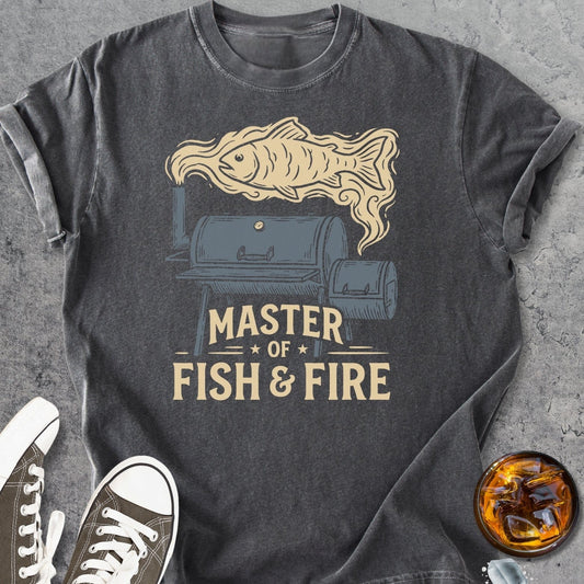 Master Of Fish And Fire - Vintage Heavyweight Tee