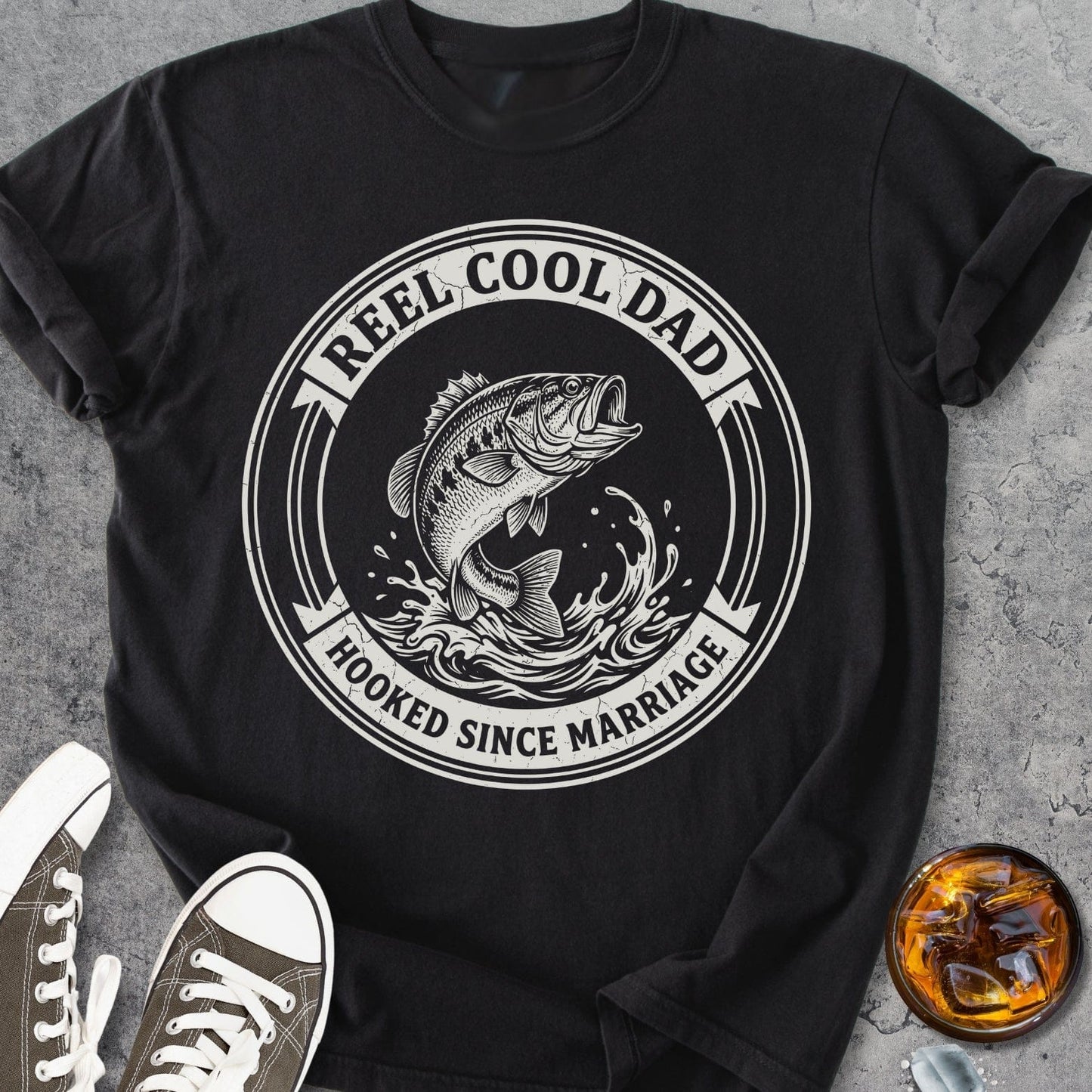 Reel Cool Dad - Vintage Heavyweight Tee