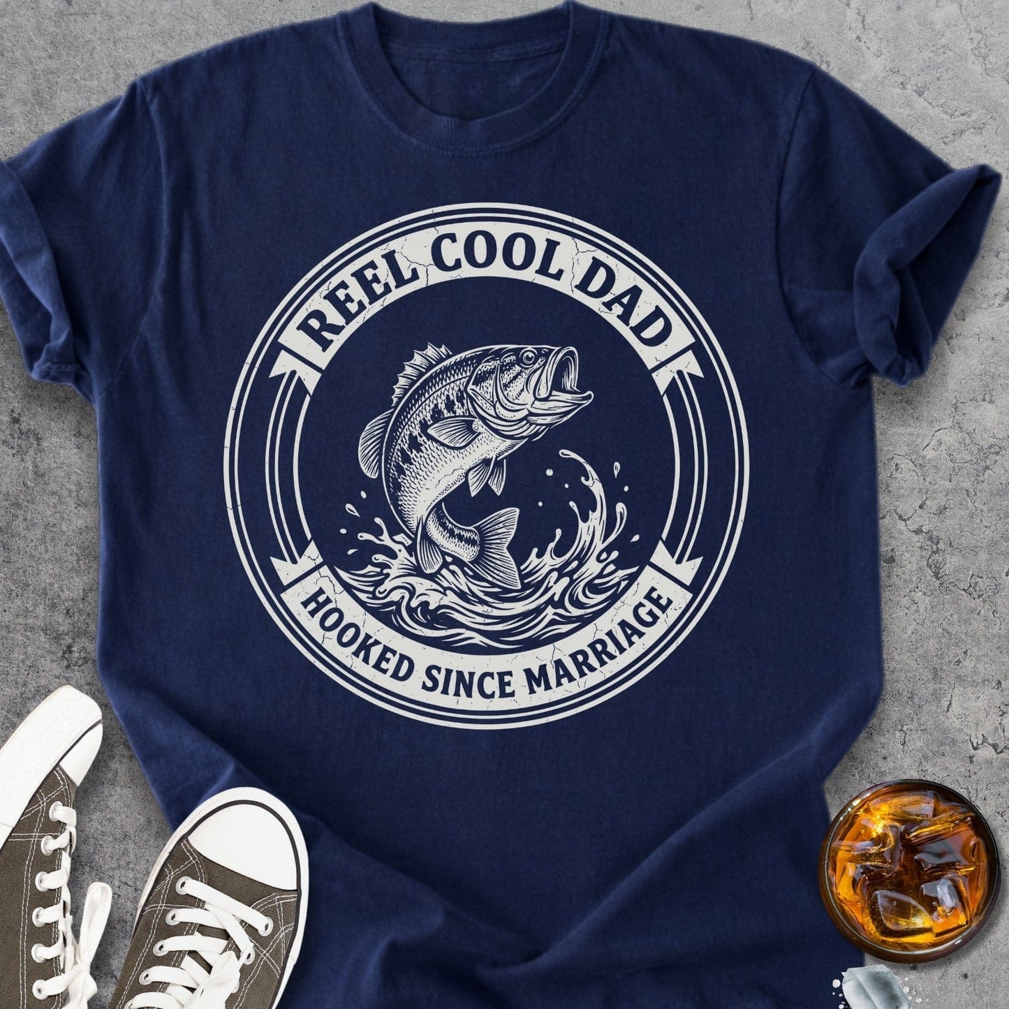 Reel Cool Dad - Vintage Heavyweight Tee