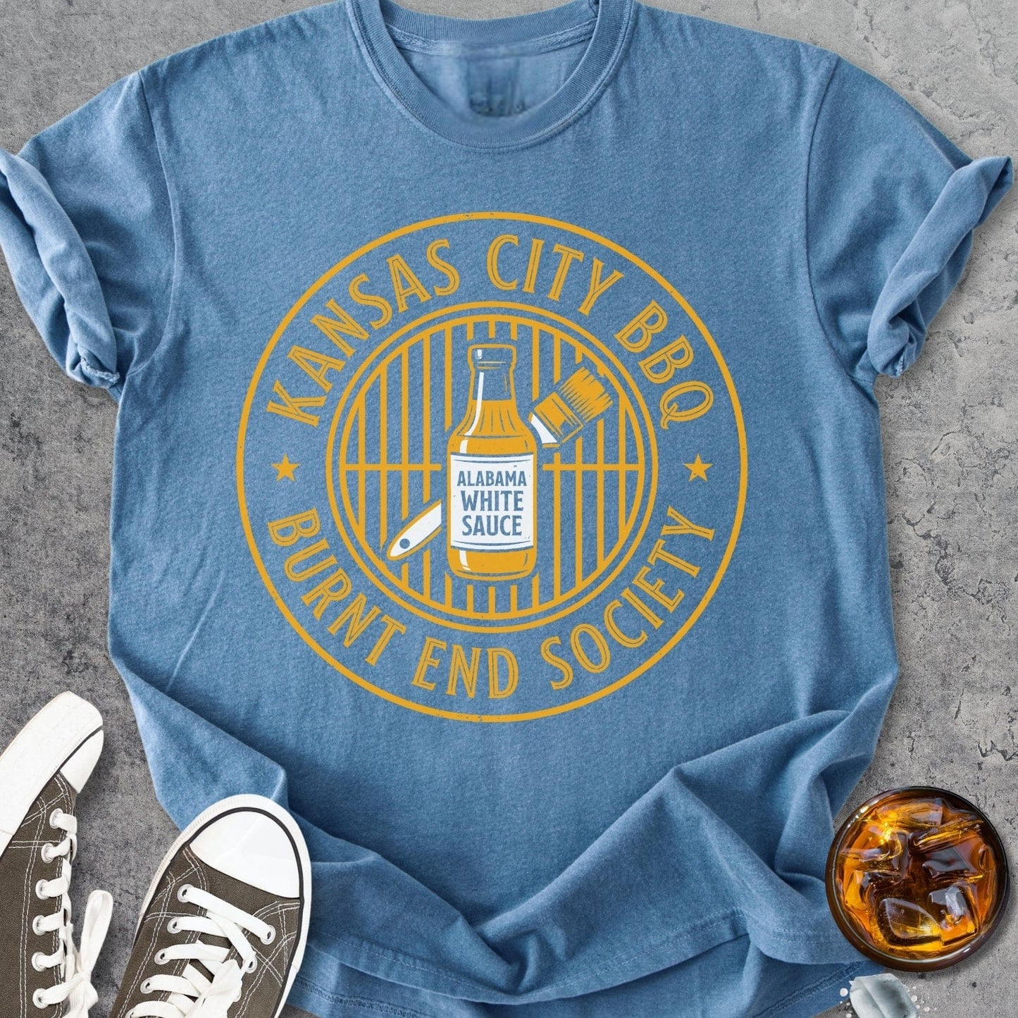 Kansas City BBQ - Vintage Heavyweight Tee