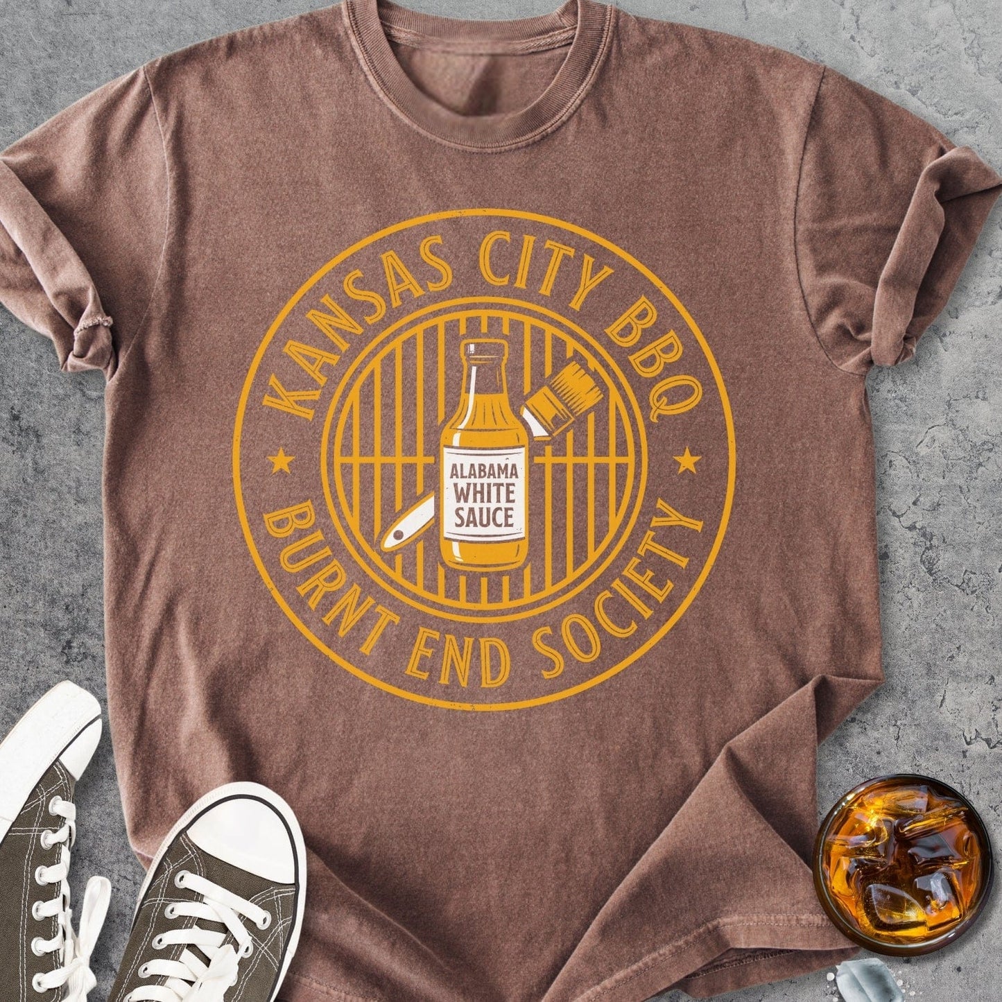 Kansas City BBQ - Vintage Heavyweight Tee