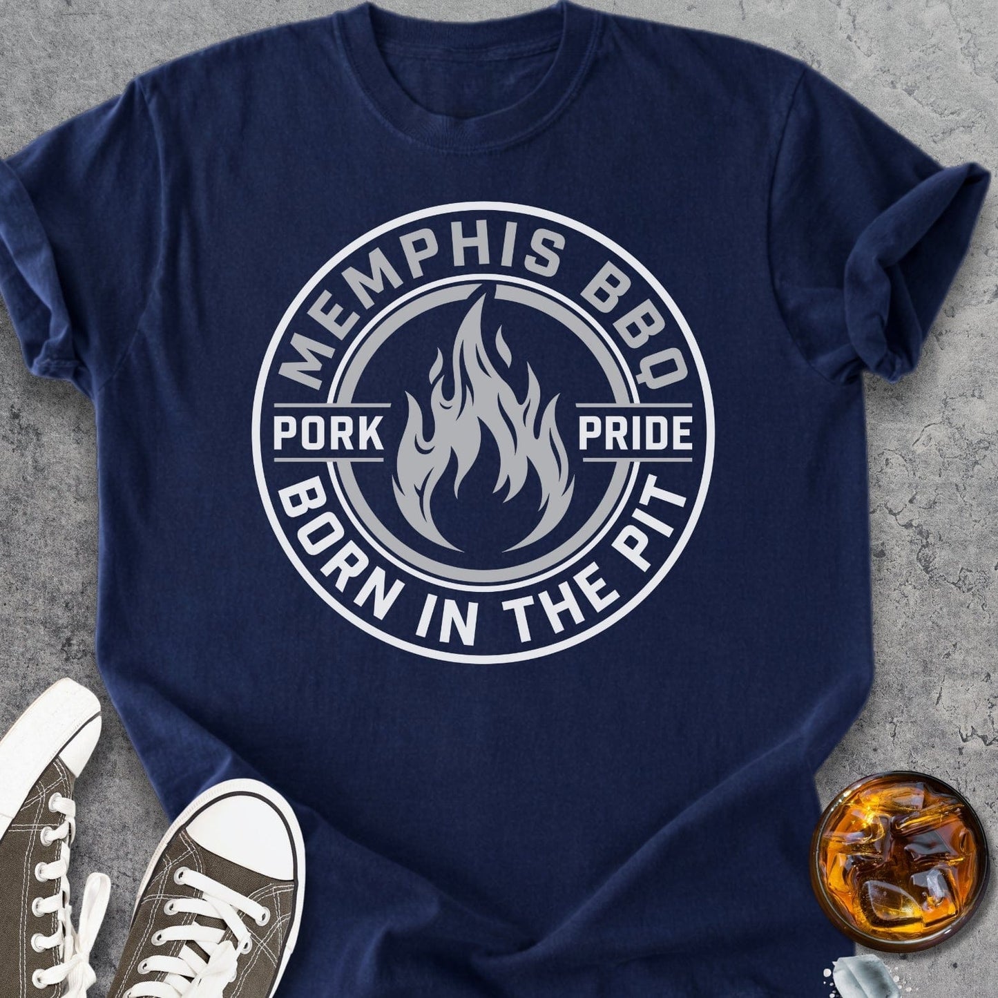 Memphis BBQ - Vintage Heavyweight Tee