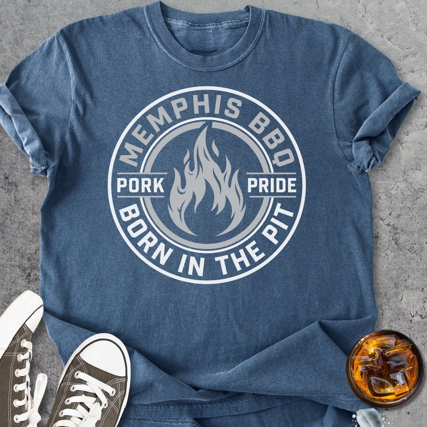 Memphis BBQ - Vintage Heavyweight Tee