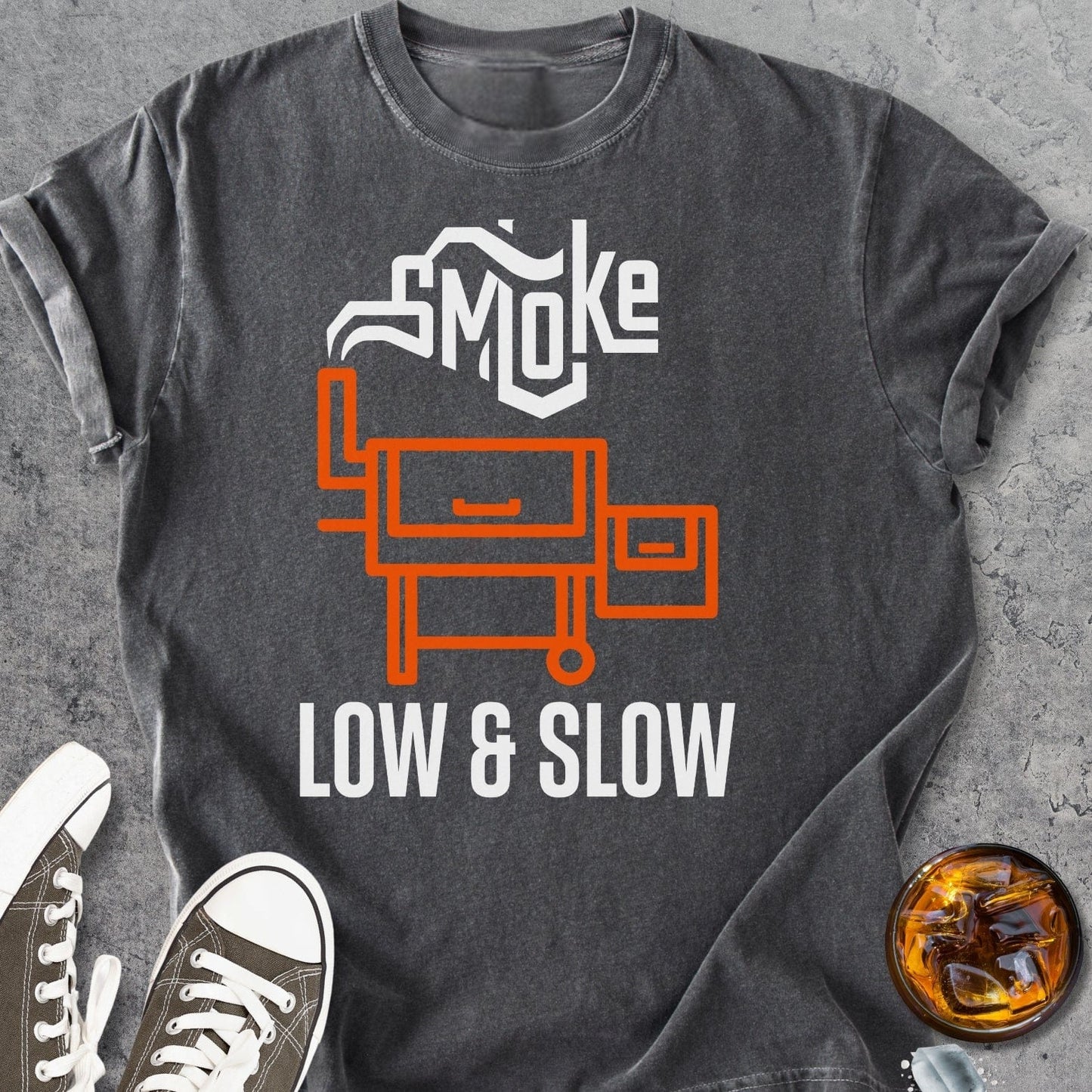 Smoke Low And Slow - Vintage Heavyweight Tee