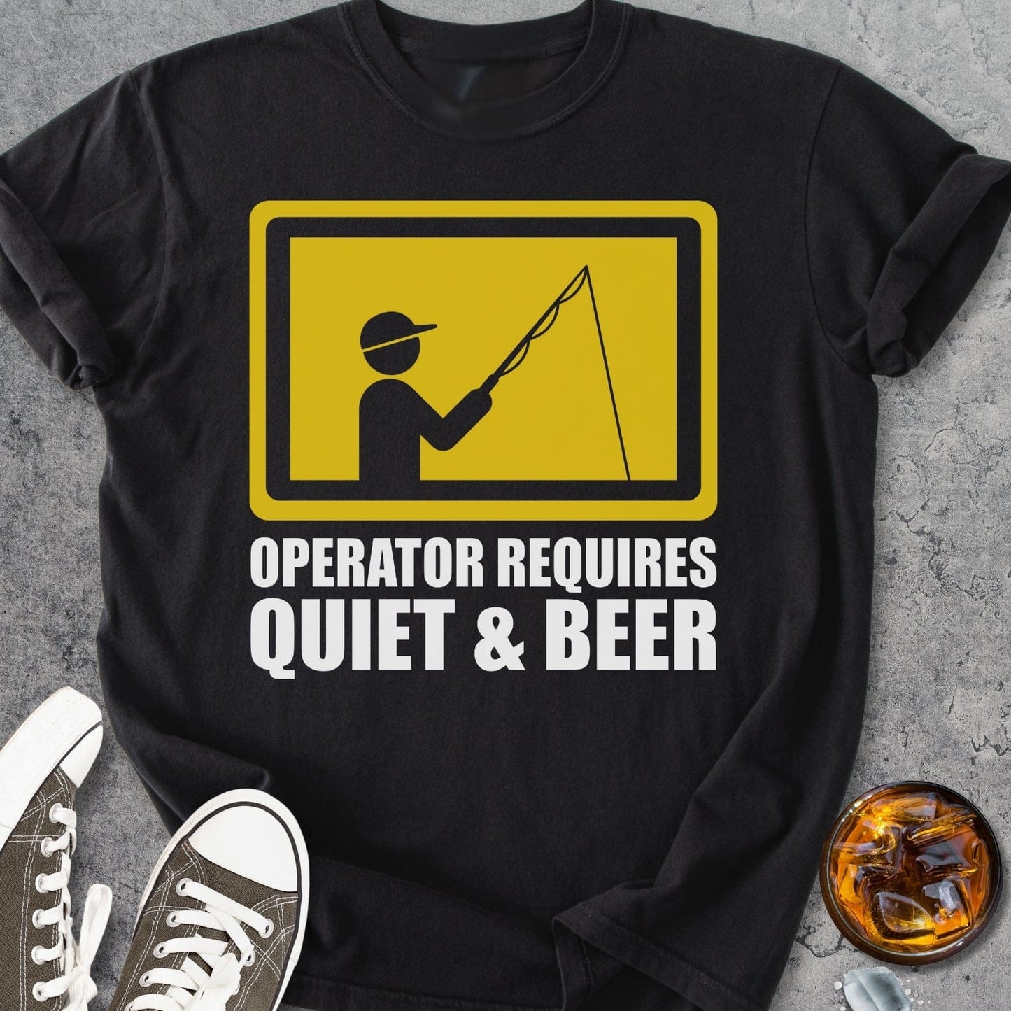 Quiet And Beer - Vintage Heavyweight Tee