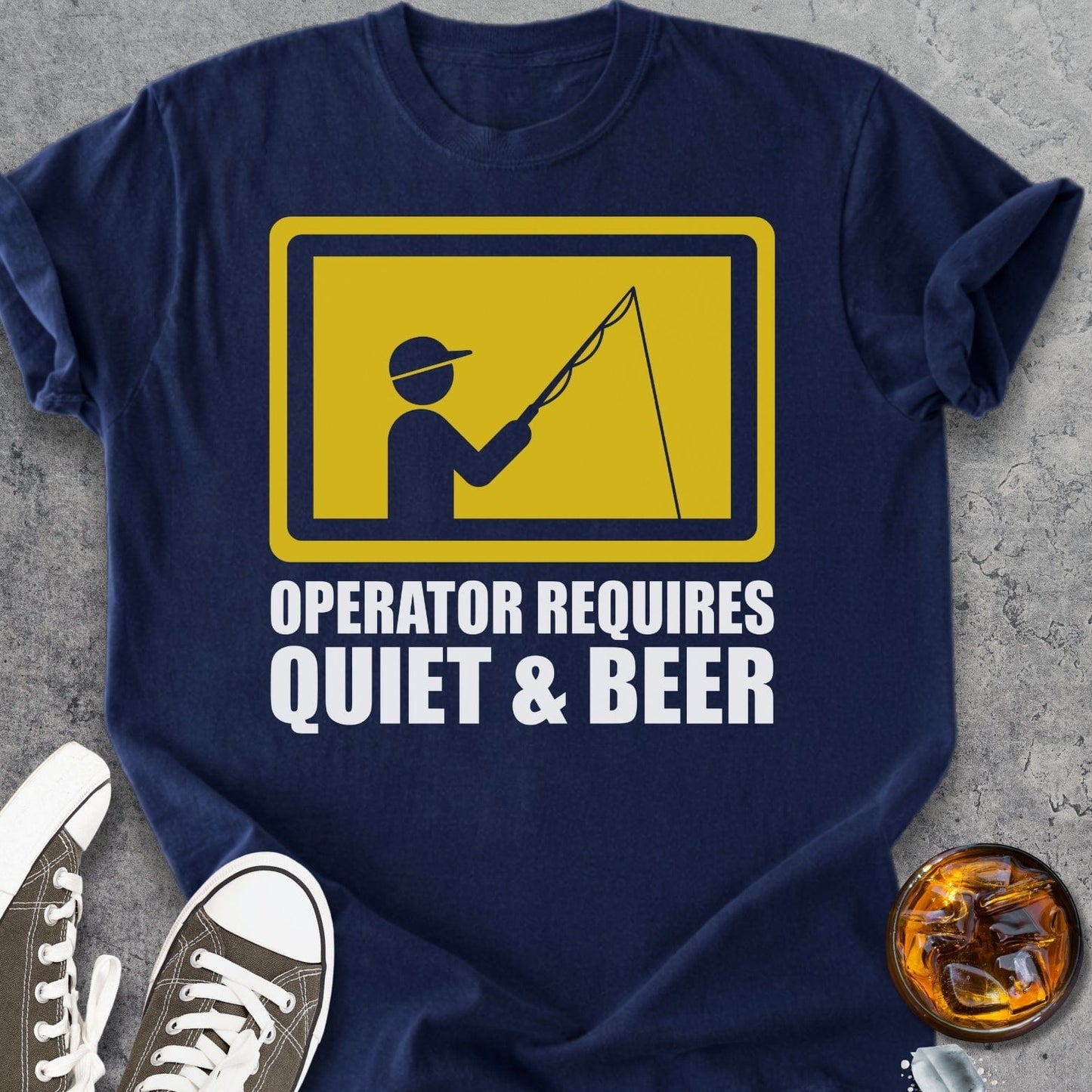 Quiet And Beer - Vintage Heavyweight Tee