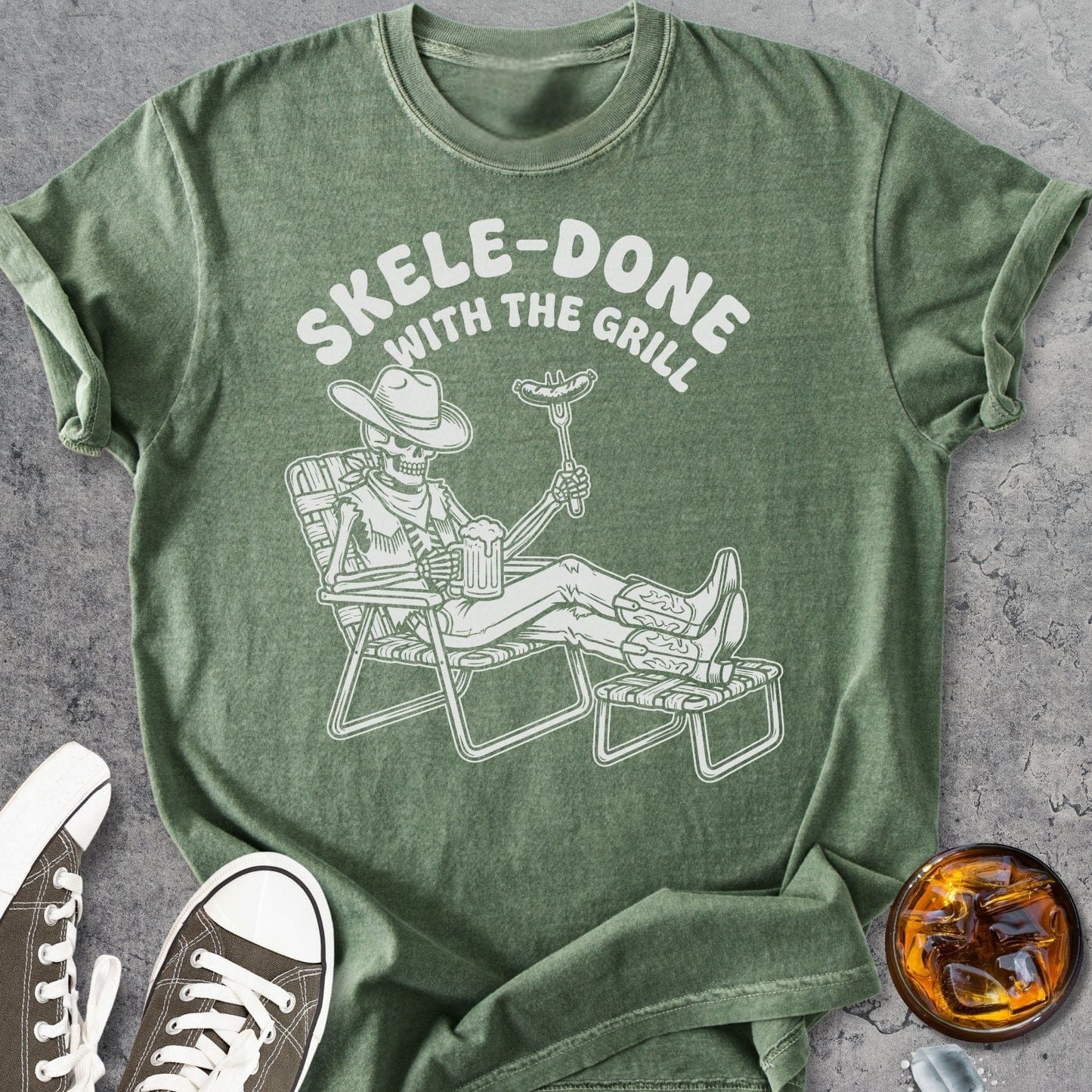 Skele-Done - Vintage Heavyweight Tee