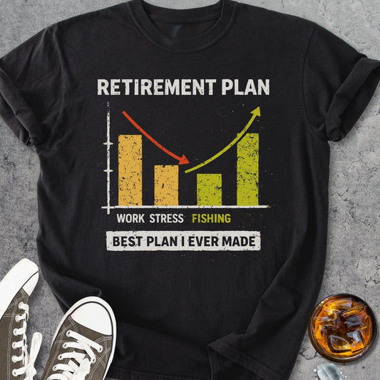 Retirement Plan Fishing - Vintage Heavyweight Tee
