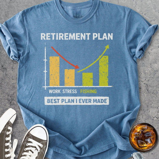 Retirement Plan Fishing - Vintage Heavyweight Tee