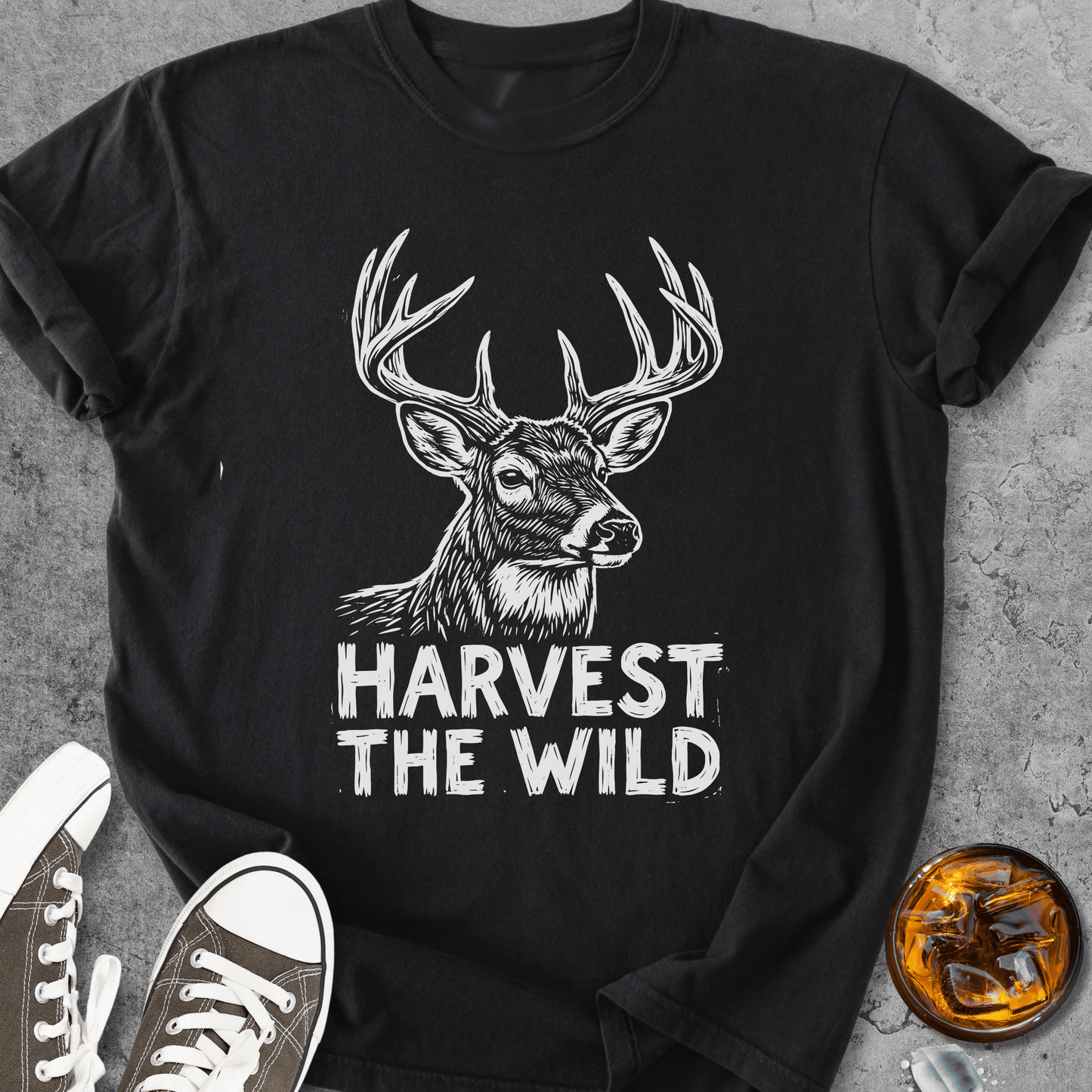 Harvest The Wild - Vintage Heavyweight Tee