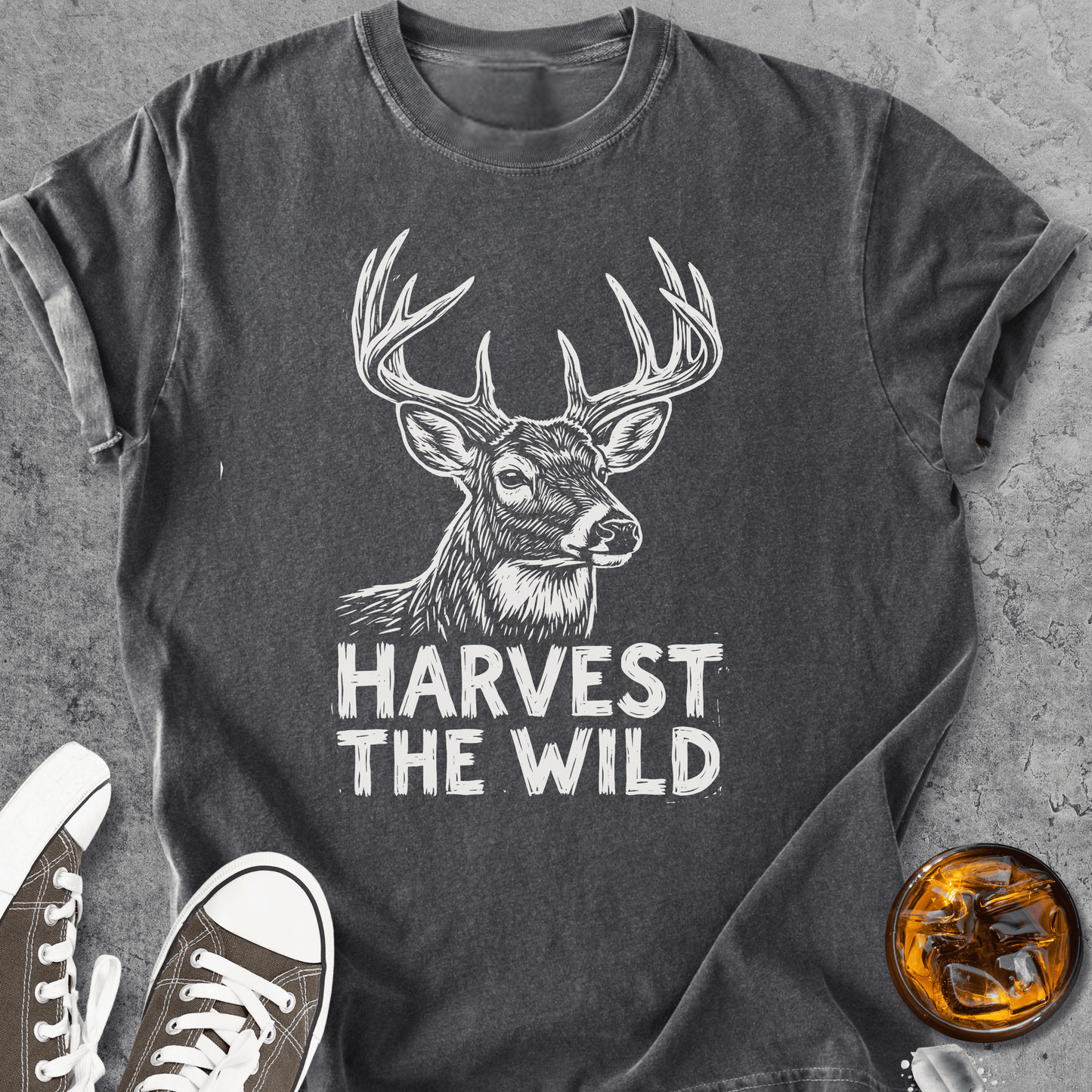 Harvest The Wild - Vintage Heavyweight Tee
