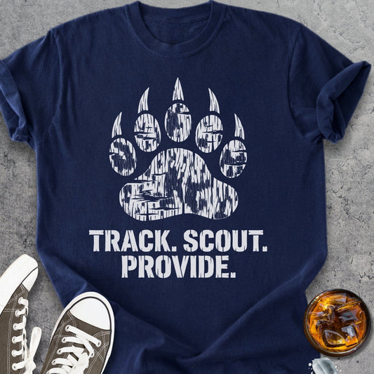 Track. Scout. Provide - Vintage Heavyweight Tee