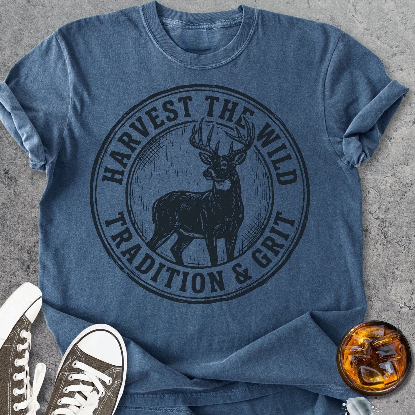 Tradition And Grit - Vintage Heavyweight Tee