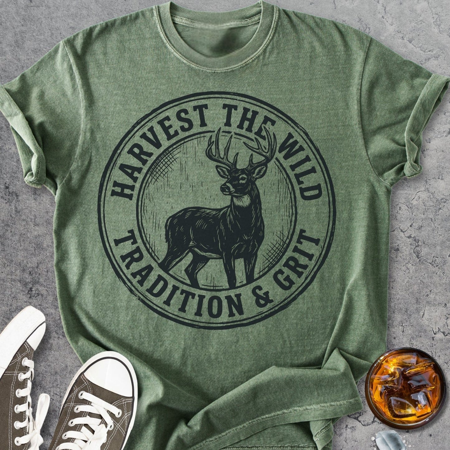 Tradition And Grit - Vintage Heavyweight Tee