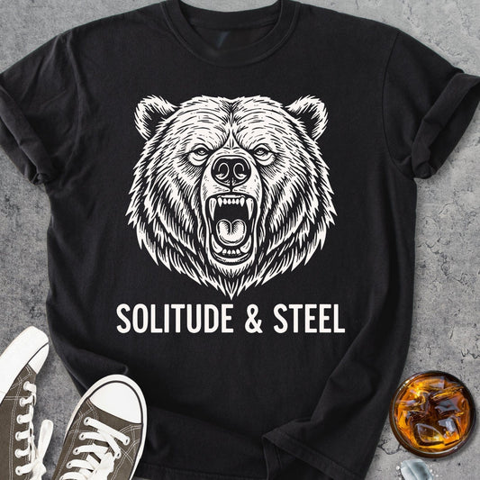 Solitude And Steel - Vintage Heavyweight Tee