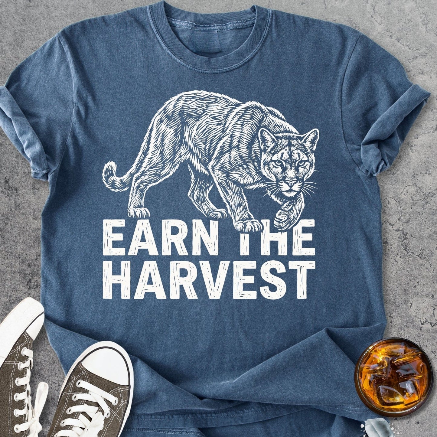 Earn The Harvest - Vintage Heavyweight Tee