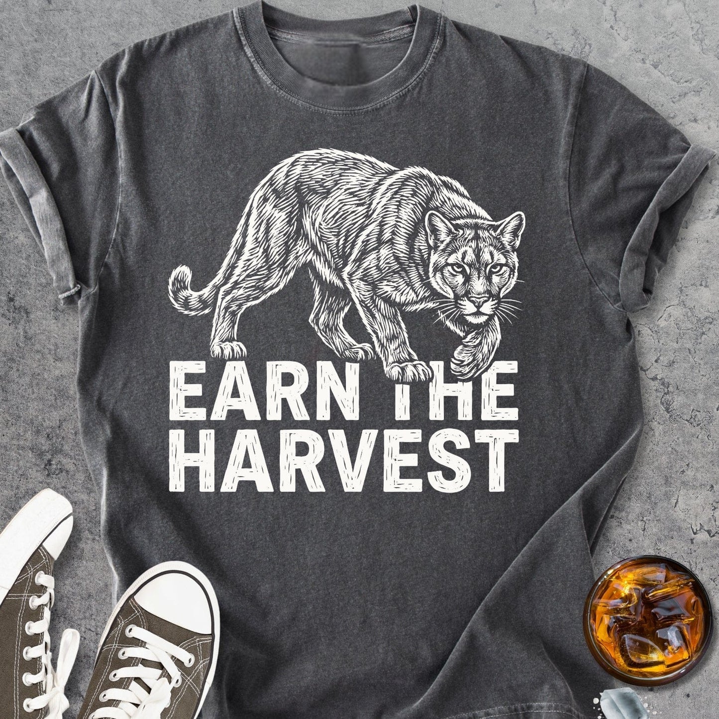 Earn The Harvest - Vintage Heavyweight Tee