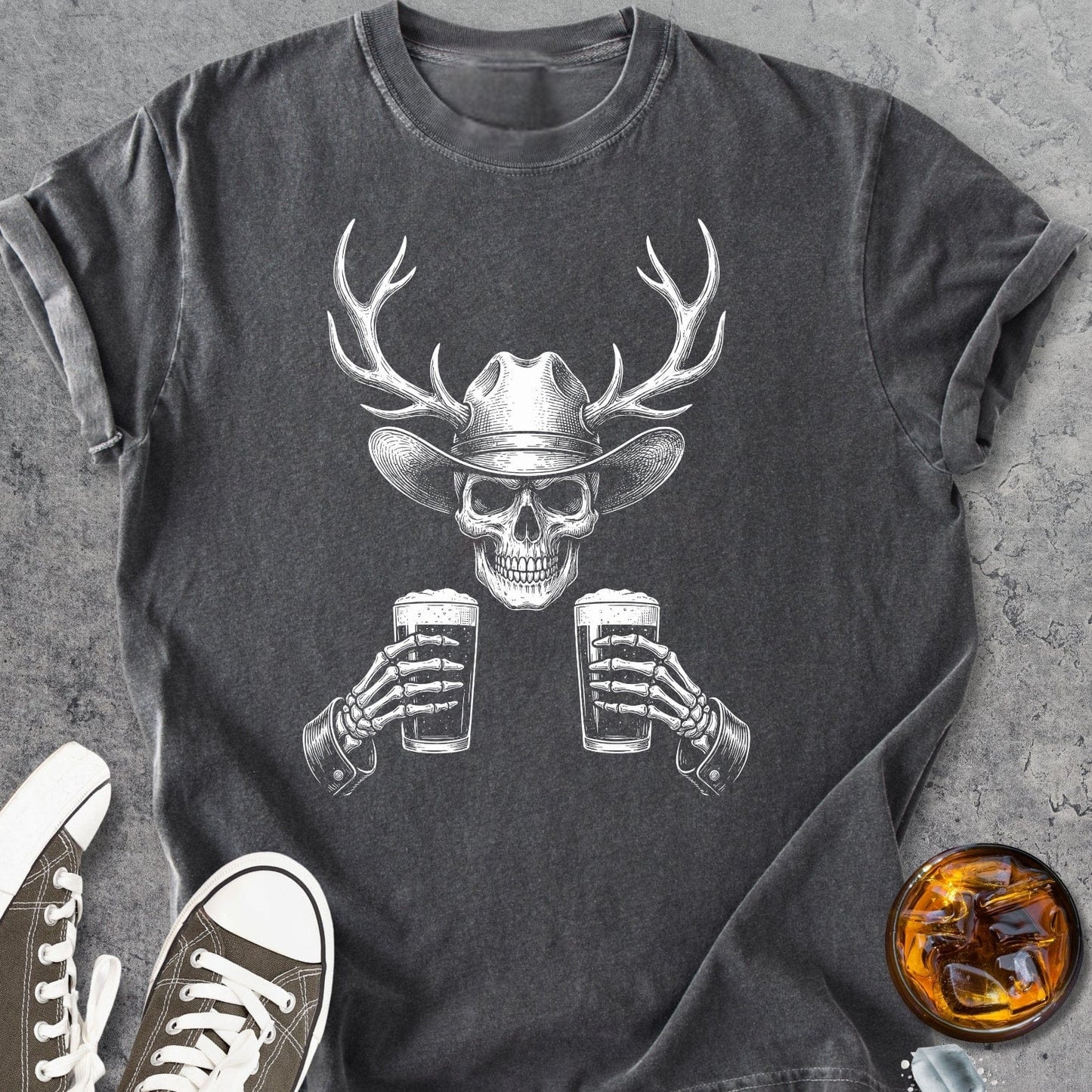 Dead Men Toast - Vintage Heavyweight Tee