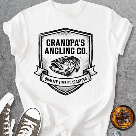 Grandpa's Angling Co. - Vintage Heavyweight Tee