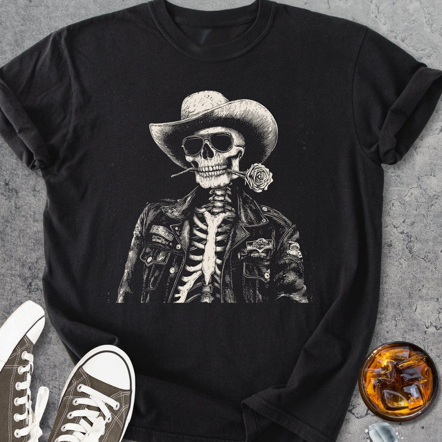 Skeleton Dandy - Vintage Heavyweight Tee