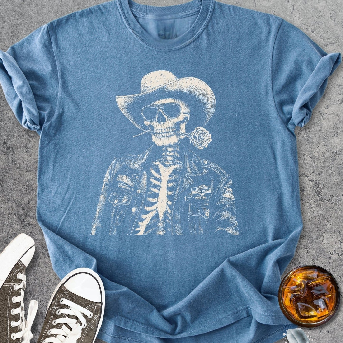 Skeleton Dandy - Vintage Heavyweight Tee