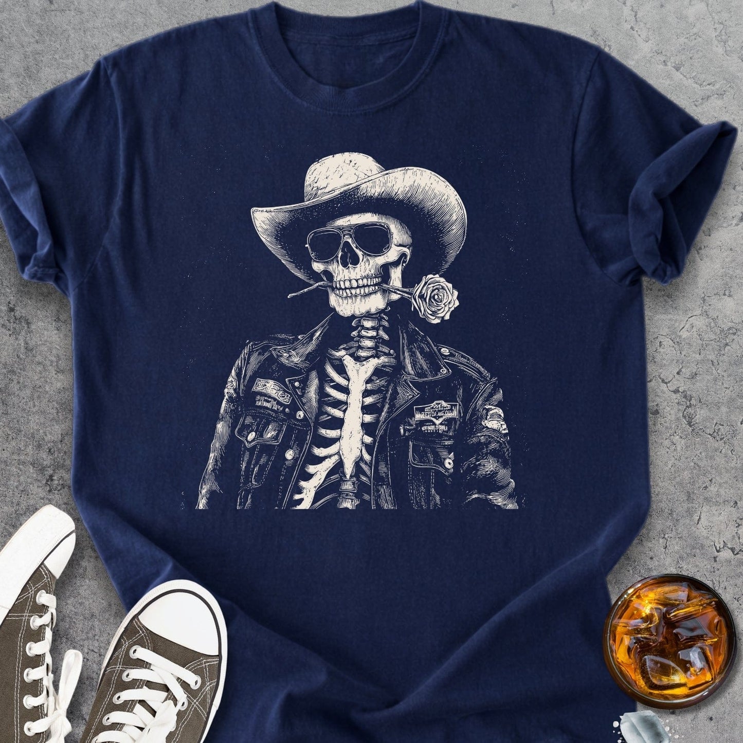Skeleton Dandy - Vintage Heavyweight Tee