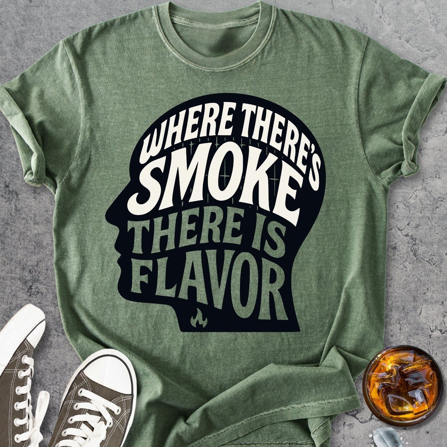 Where There's Smoke - Vintage Heavyweight Tee