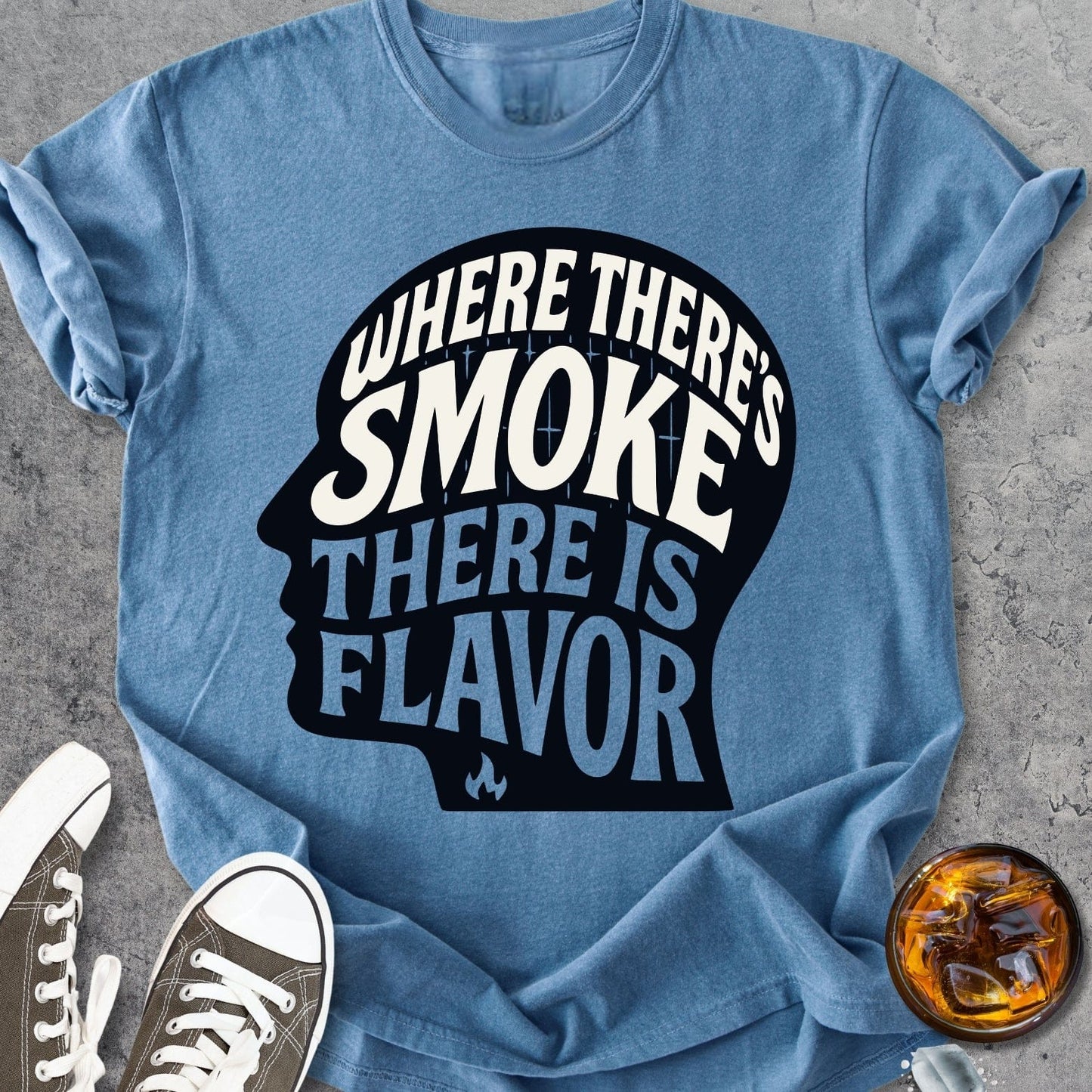 Where There's Smoke - Vintage Heavyweight Tee