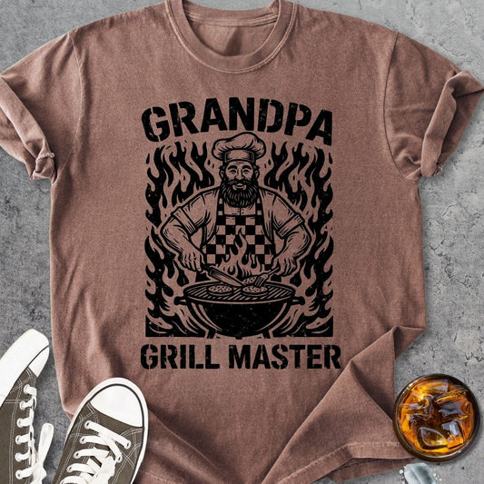 Grill Master Grandpa - Vintage Heavyweight Tee