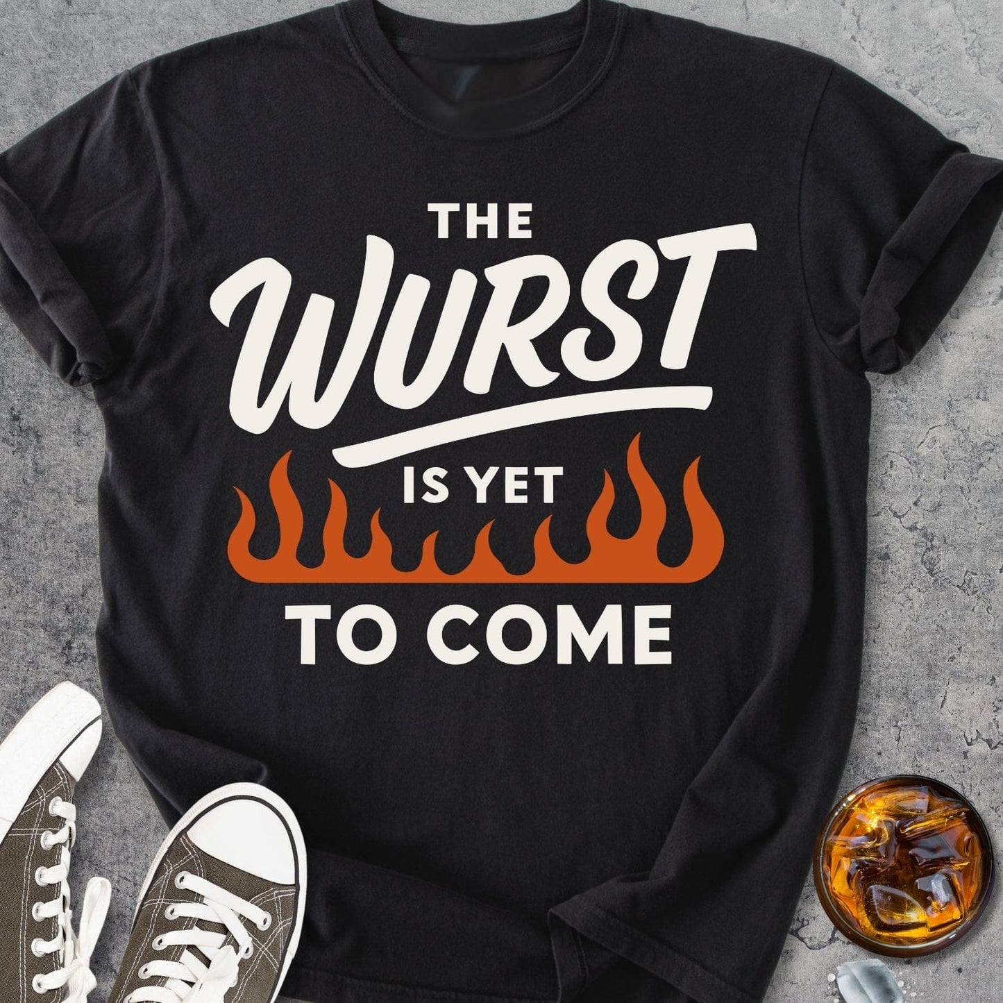 The Wurst Is Yet To Come - Vintage Heavyweight Tee