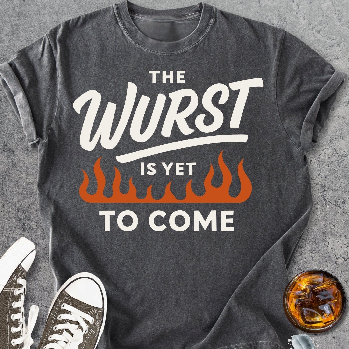 The Wurst Is Yet To Come - Vintage Heavyweight Tee