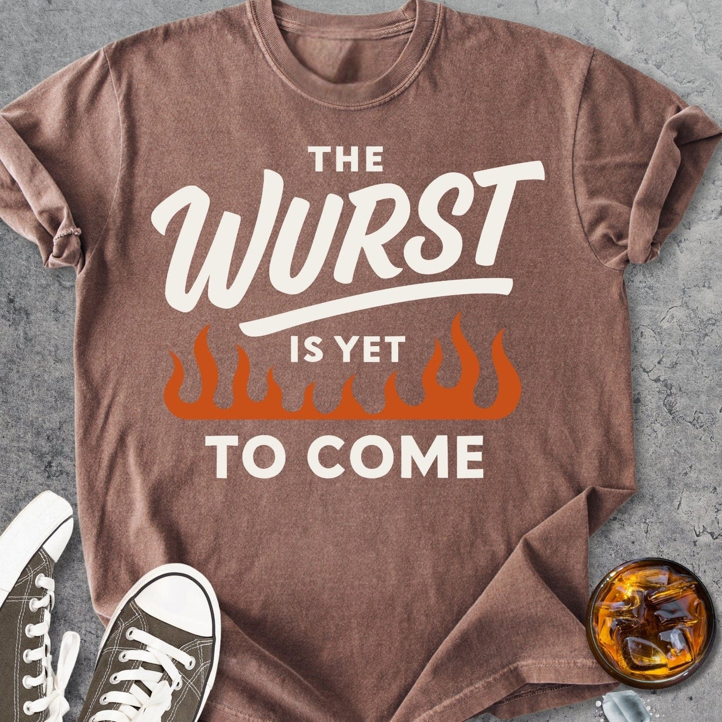 The Wurst Is Yet To Come - Vintage Heavyweight Tee