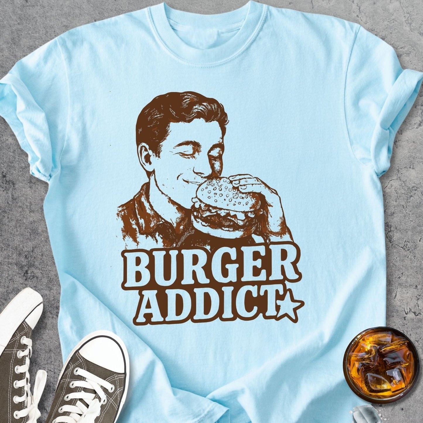 Burger Addict - Vintage Heavyweight Tee