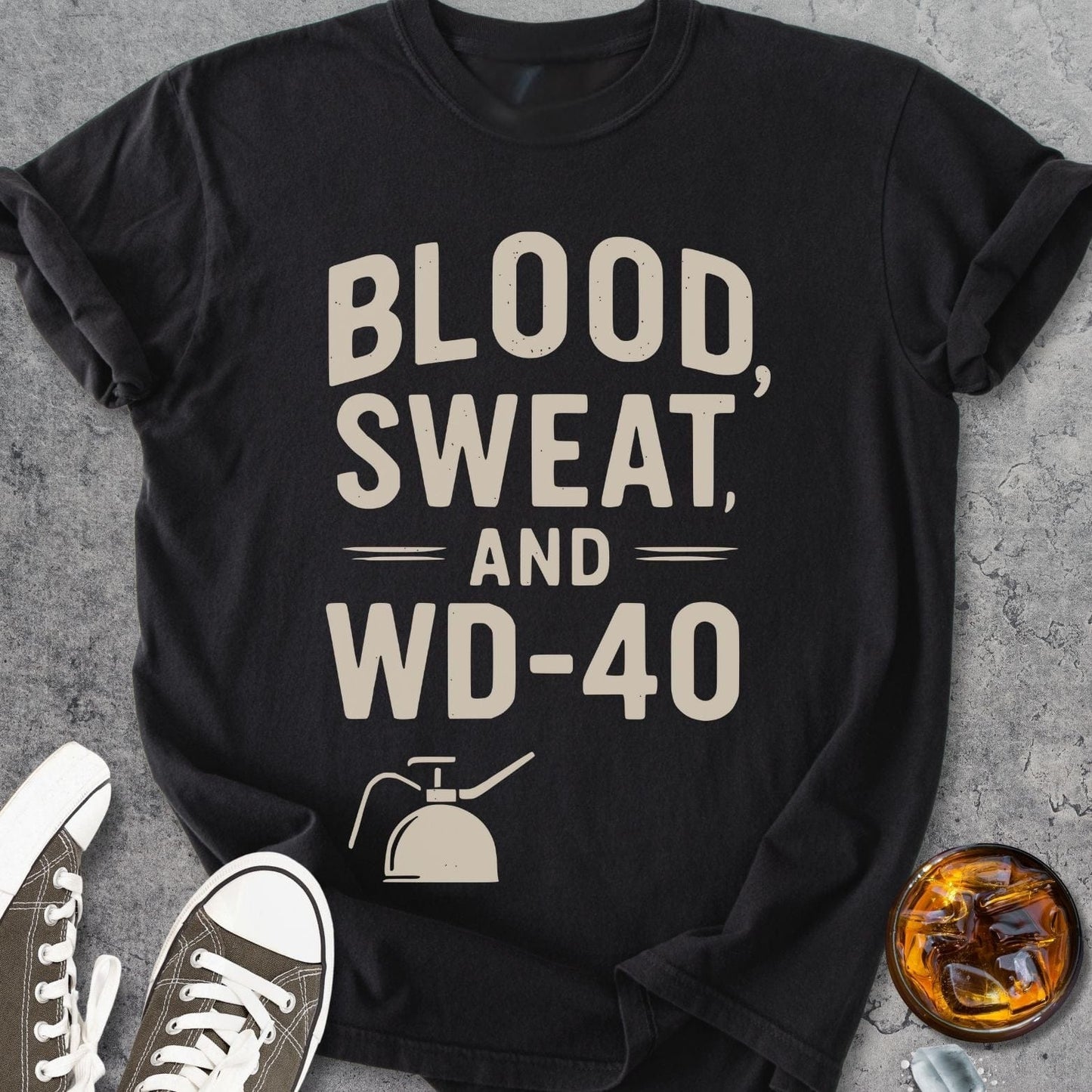 Blood Sweat and WD-40 - Vintage Heavyweight Tee