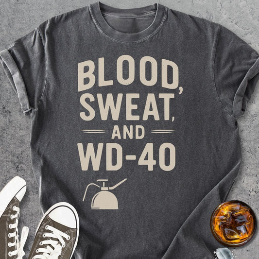 Blood Sweat and WD-40 - Vintage Heavyweight Tee